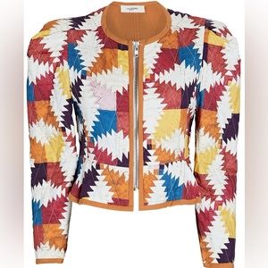 ISABEL MARANT ÉTOILE
Hafileal Quilted Patchwork Jacket